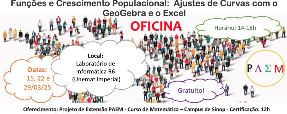 Funções e Crescimento Populacional: Ajuste de Curvas com o GeoGebra e o Excel