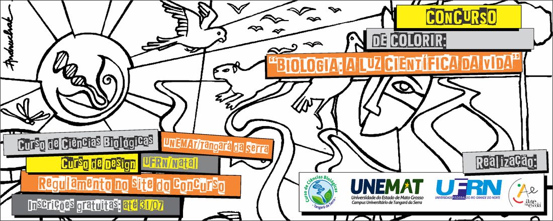 Concurso de Colorir "Biologia: a luz científica da vida"