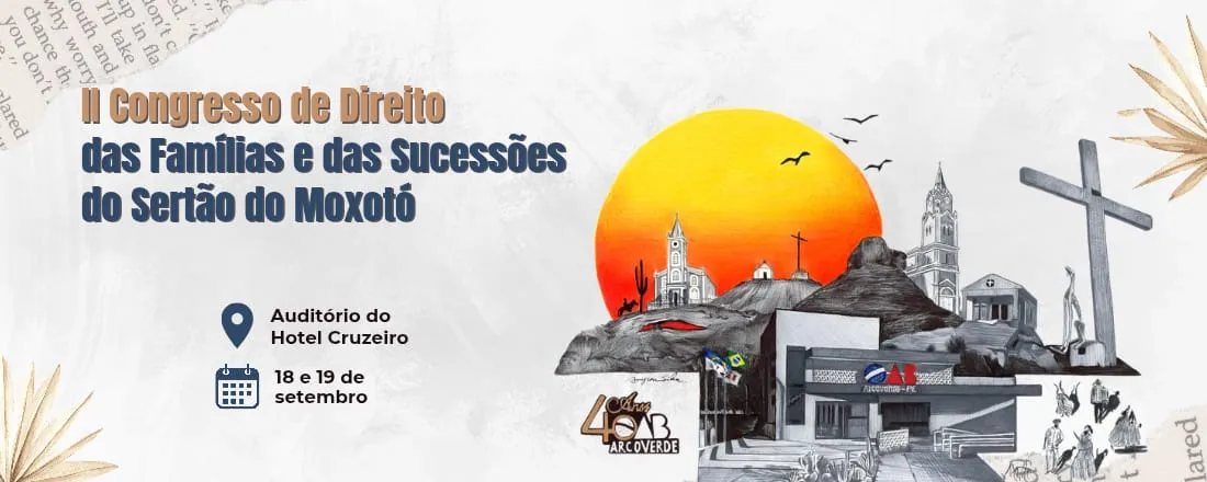 II Congresso de Direito das Famílias e das Sucessões do Sertão do Moxotó