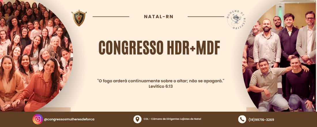 CONGRESSO HDR + MDF NORDESTE