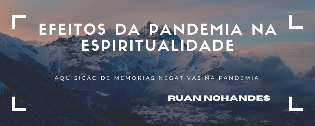 EFEITO DA PANDEMIA NA ESPIRITUALIDADE