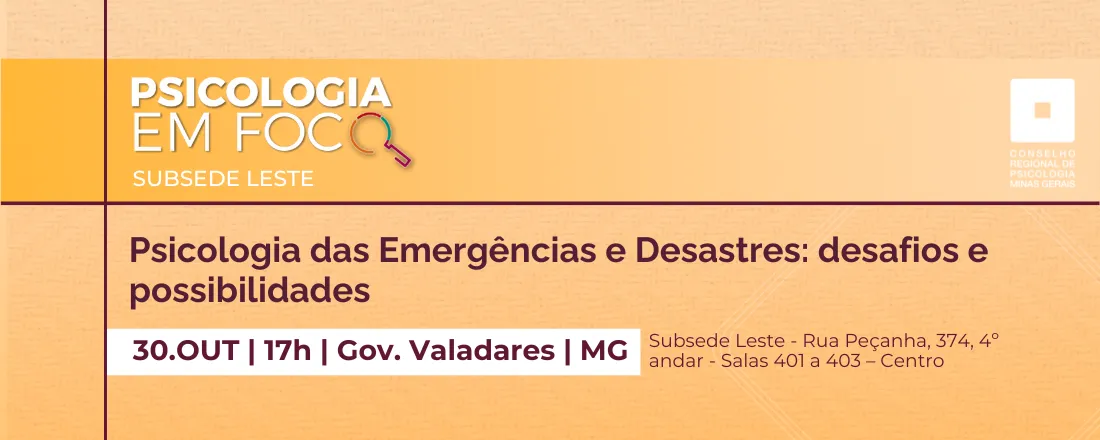 Psicologia das Emergências e Desastres: desafios e possibilidades