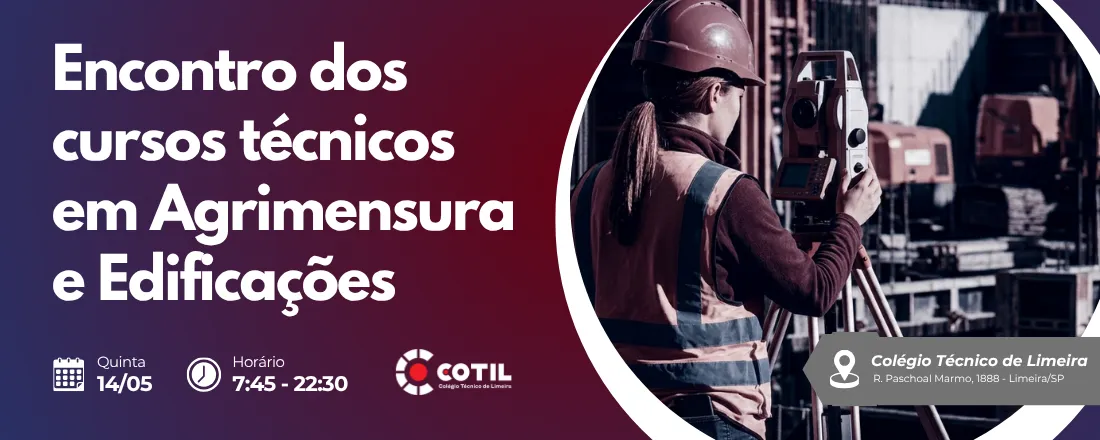 Encontro dos Cursos Técnicos em Agrimensura e em Edificações - 2026