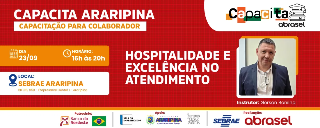 Capacita Gestor | Hospitalidade e Exelência no Atendimento
