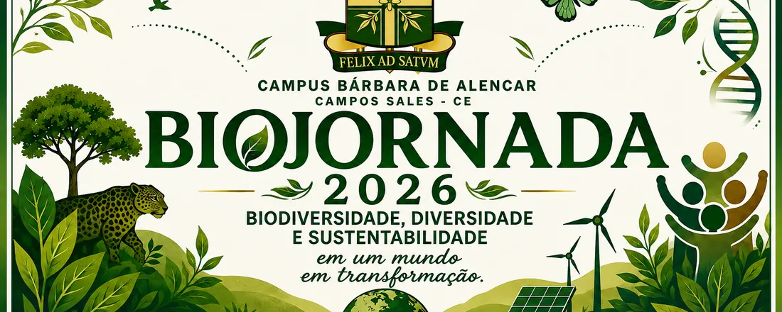 Biojornada 2026- Biodiversidade, Diversidade e Sustentabilidade em um mundo em transformação