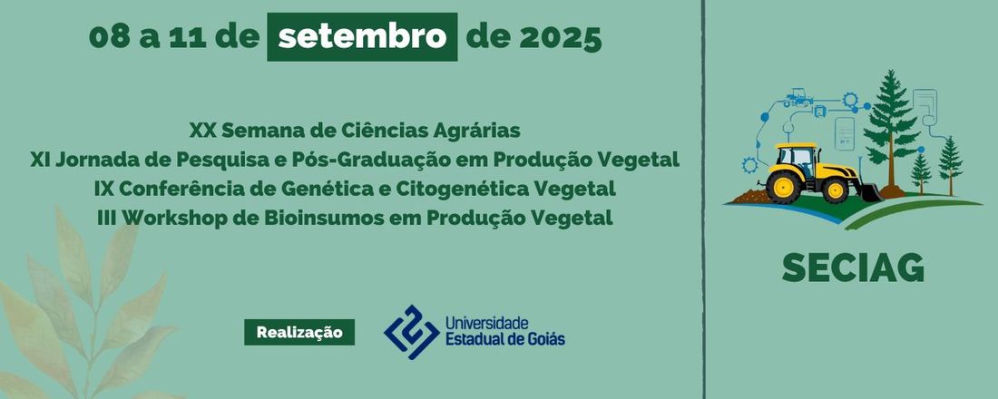 XX SECIAG / XI JPPGPV / IX CGCV / III WBPV - Inteligência Artificial e Soluções Sustentáveis no Setor Agroflorestal