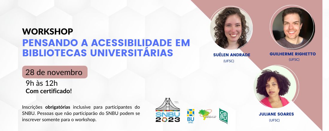 Workshop "Pensando a acessibilidade em bibliotecas universitárias"