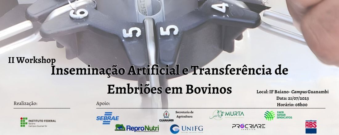 II Workshop sobre Inseminação Artificial e Transferência de Embriões em Bovinos