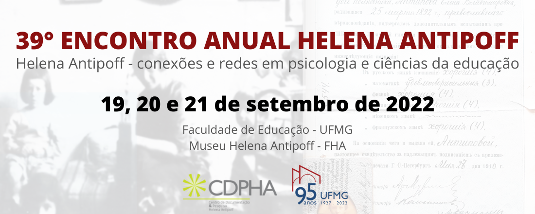 39° Encontro Anual Helena Antipoff