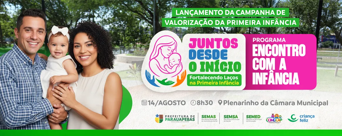 IV Programa Encontro com a Infância - Juntos desde o início: Fortalecendo Laços na Primeira Infância