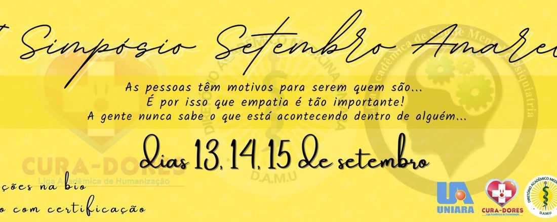 II Simpósio Setembro Amarelo