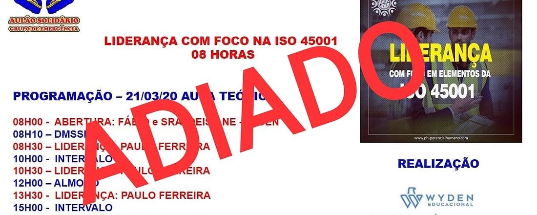 LIDERANÇA COM FOCO EM ELEMENTOS DA ISO 45001