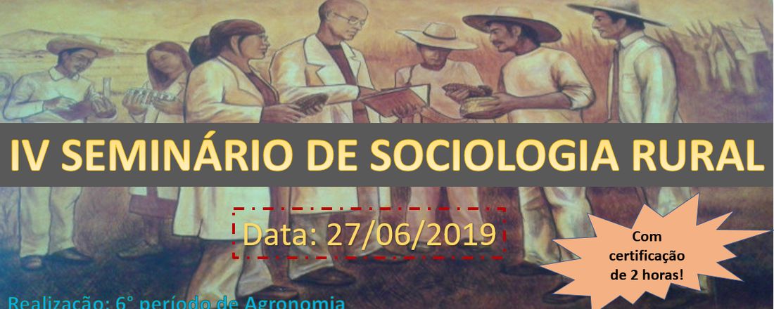 IV Seminário de Sociologia Rural