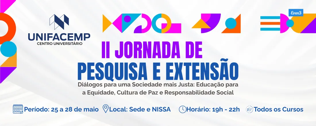 II Jornada de Pesquisa e Extensão Unifacemp