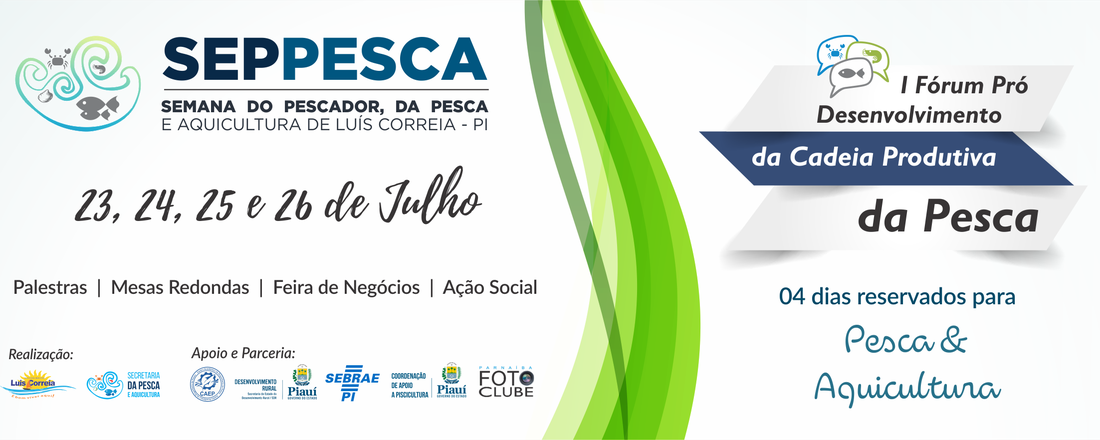 Semana do Pescador, da Pesca &  Aquicultura