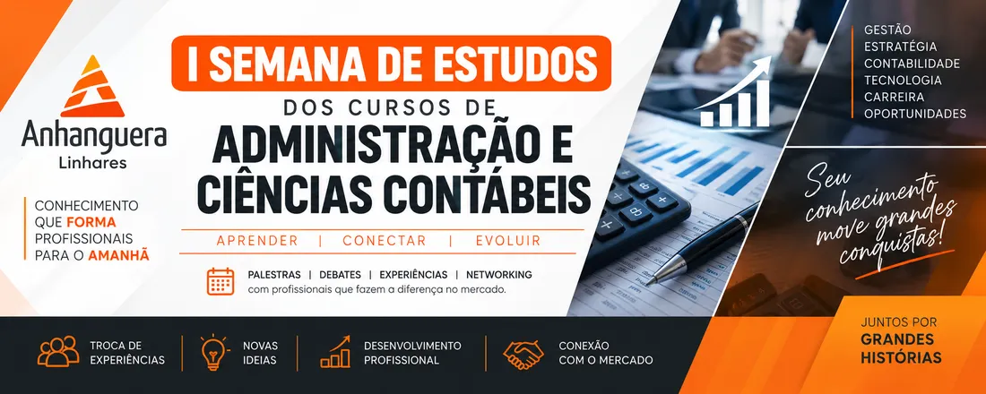 I SEMANA DE ESTUDOS DOS CURSOS DE ADMINISTRAÇÃO E CIÊNCIAS CONTÁBEIS
