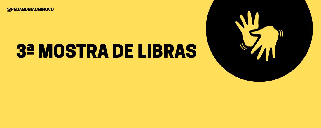 3ª Mostra de Conhecimentos em Libras