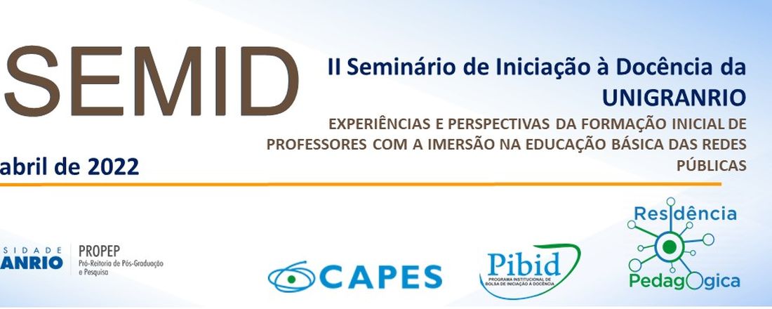 II Seminário de Iniciação à Docência