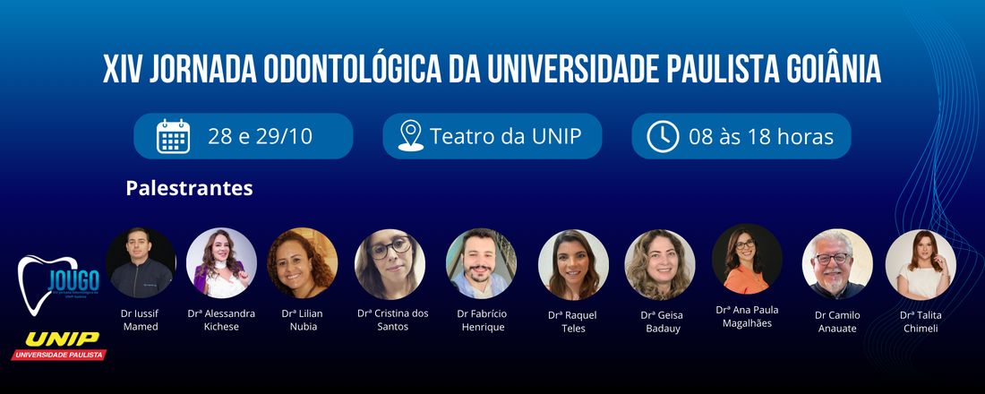XIV Jornada Odontológica Universitária de Goiânia UNIP GO