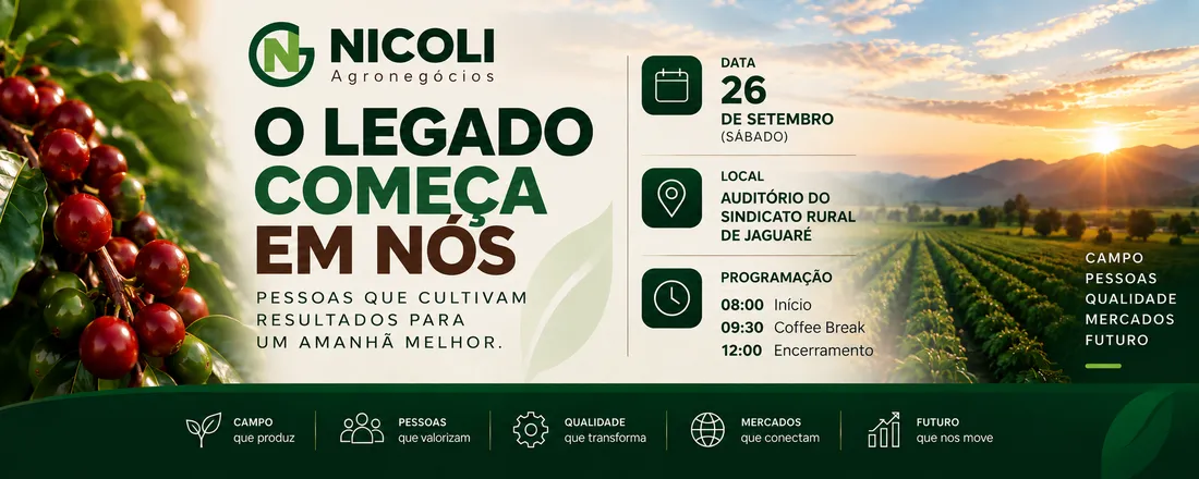 O LEGADO COMEÇA EM NÓS