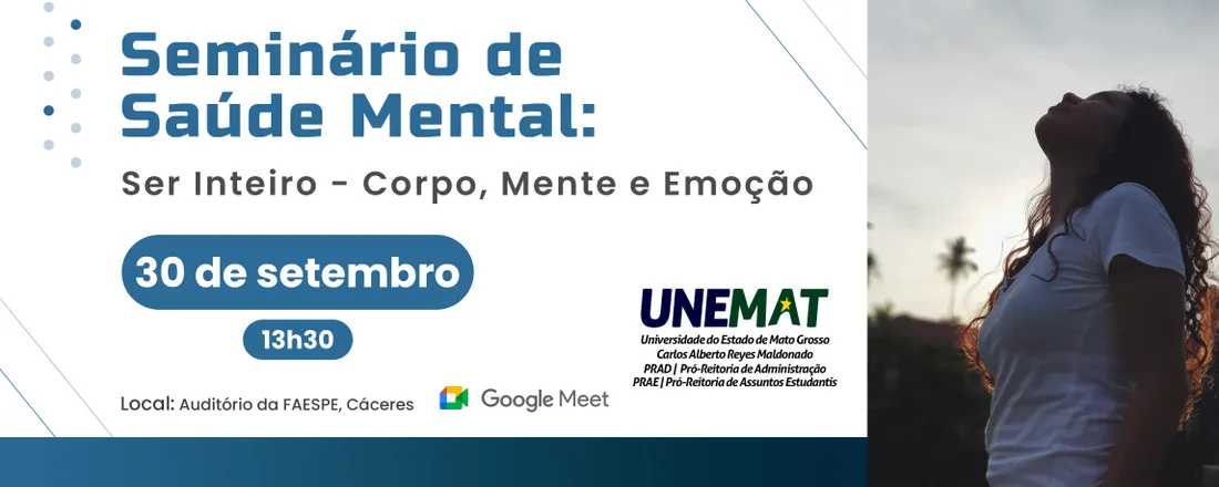 Seminário de Saúde Mental: Ser Inteiro - Corpo, Mente e Emoção