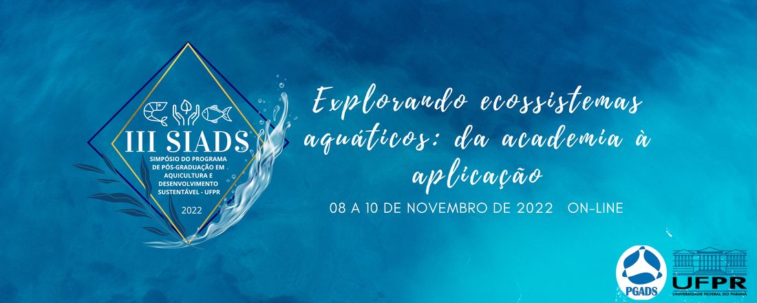 III Simpósio do Programa de Pós-graduação em Aquicultura e Desenvolvimento Sustentável