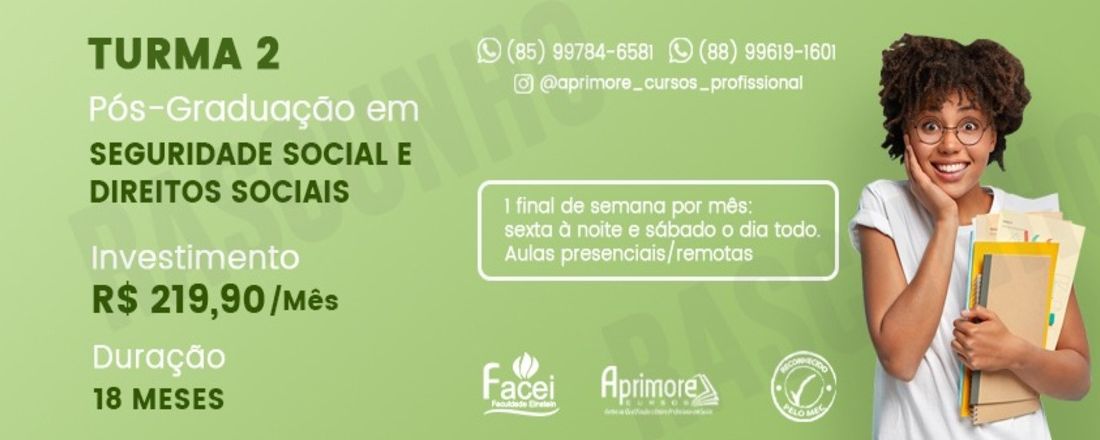 Pós-Graduação em Seguridade Social e Direitos Sociais - Turma 02