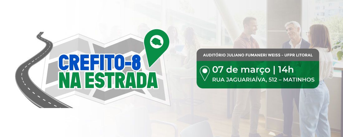 CREFITO-8 na Estrada - UFPR Litoral