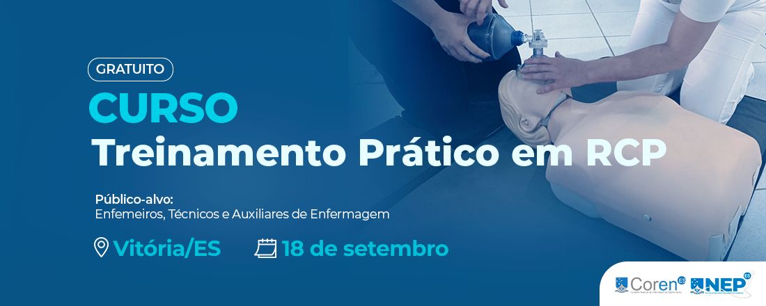 Treinamento prático em RCP - Vitória - 18/09/2023