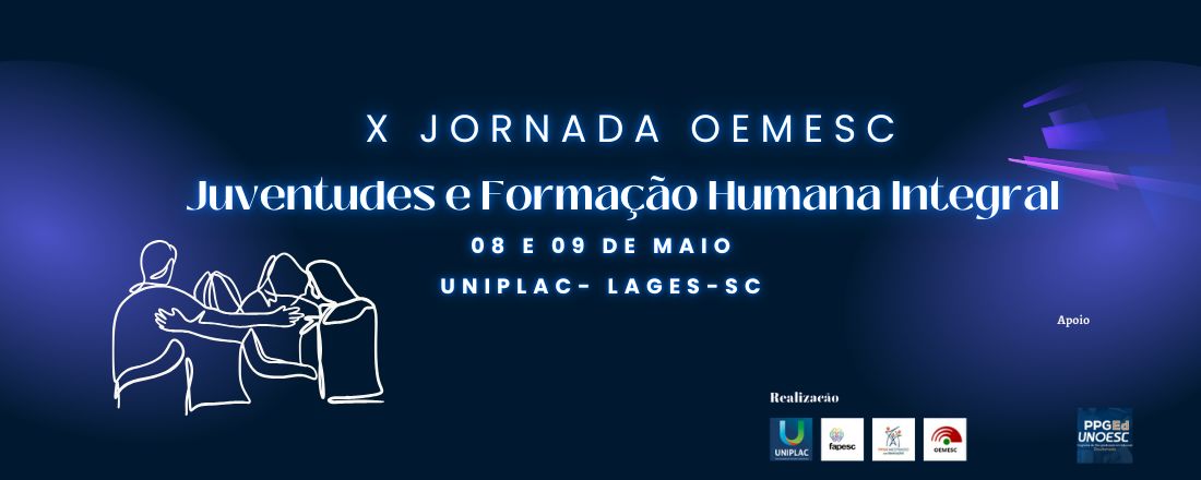 X Jornada da OEMESC - Juventudes e Formação Humana Integral