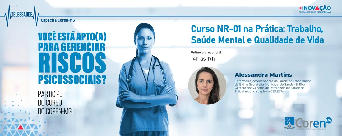 Curso - NR-01 na Prática: Trabalho, Saúde Mental e Qualidade de Vida