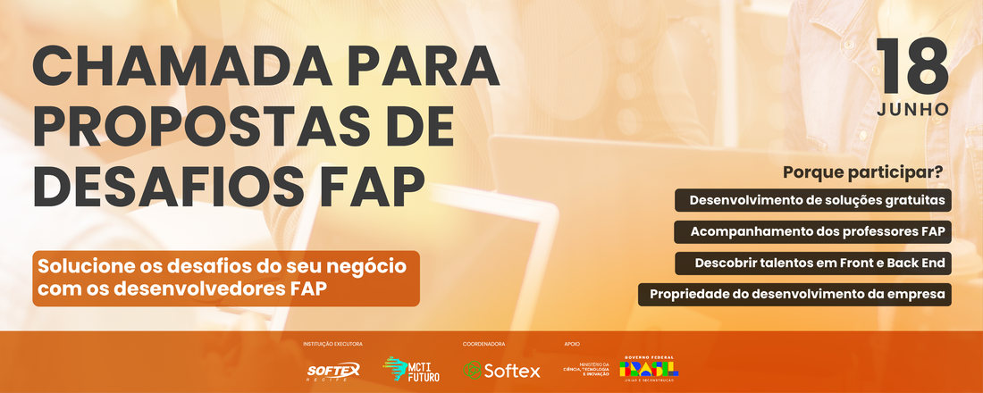 Chamada de desafios para o FAP 2024.1