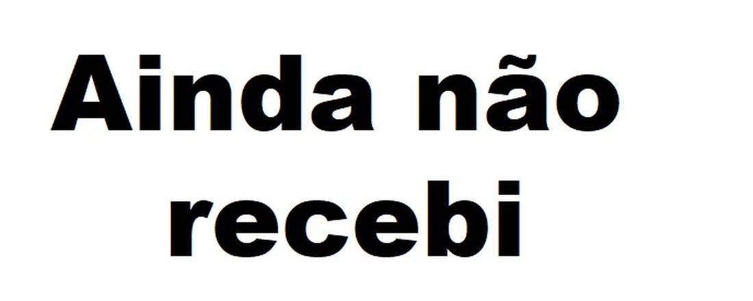 Não recebi outubro