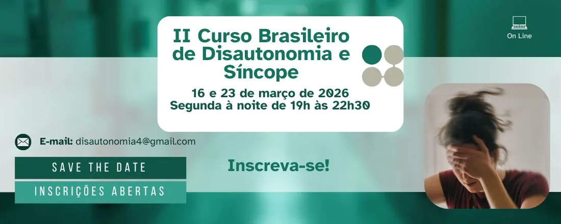II Curso Brasileiro de Disautonomia e Síncope