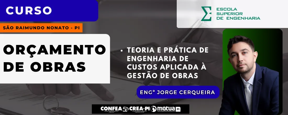 CURSO DE ORÇAMENTO DE OBRAS