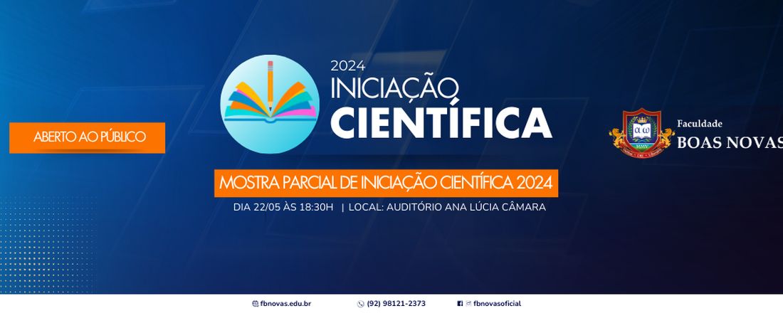 Mostra Parcial de Iniciação Científica 2024