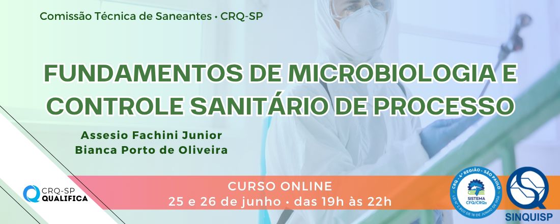 Curso Fundamentos de Microbiologia e Controle Sanitário de Processo
