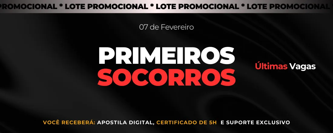 Curso de Primeiros Socorros Online
