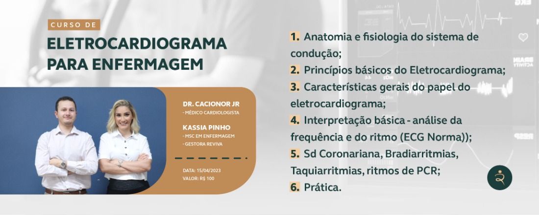 Curso de ELETROCARDIOGRAMA para ENFERMAGEM