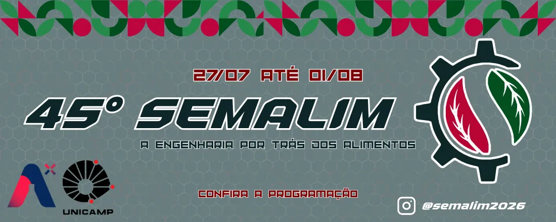 45ª Semana Acadêmica de Engenharia de Alimentos