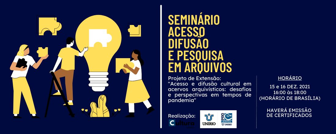 Seminário Acesso, Difusão e Pesquisa em Arquivos