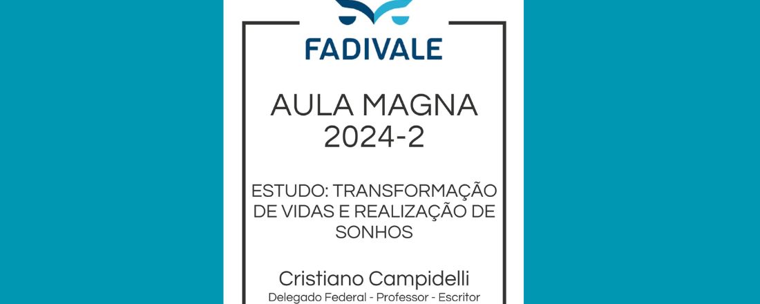 Aula Magna - Professor Cristiano Campidelli