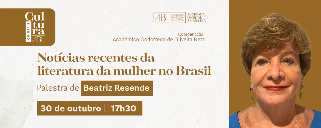 Notícias recentes da literatura da mulher no Brasil