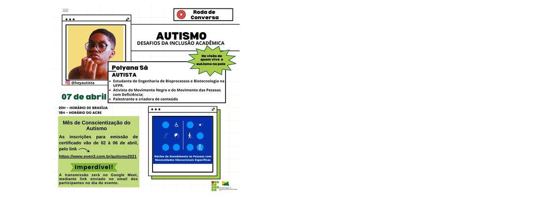 Live Stream -  Autismo: Desafios da inclusão acadêmica