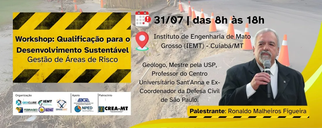 Workshop: qualificação para o desenvolvimento sustentável - Gestão de àreas de risco