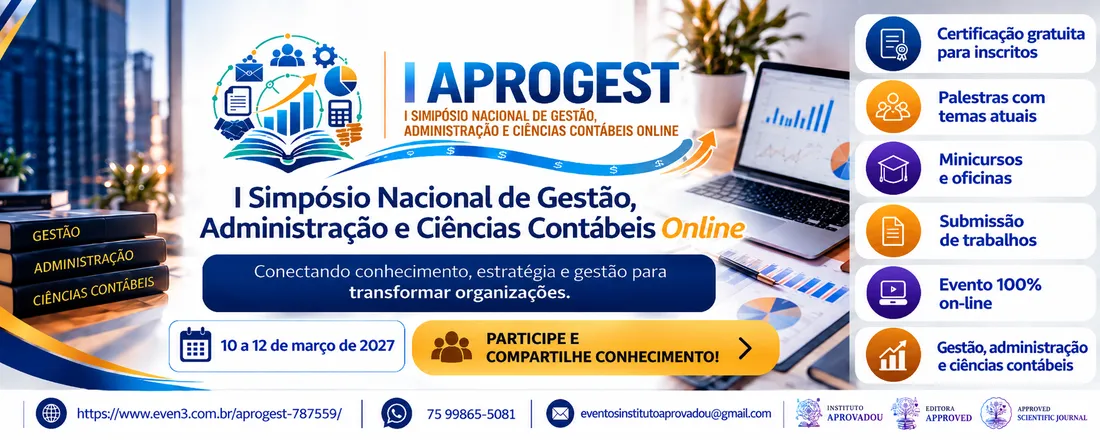I Simpósio Nacional de Gestão, Administração e Ciências Contábeis Online (I APROGEST)