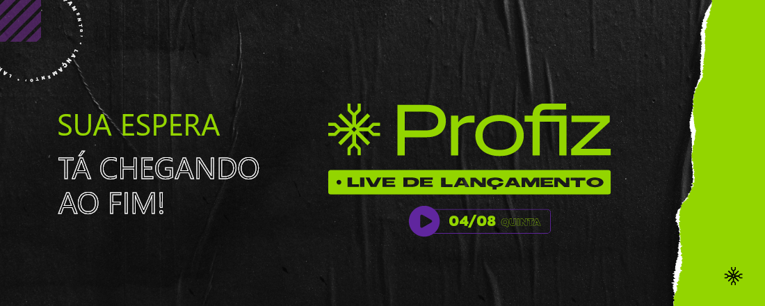 Live de lançamento: Profiz