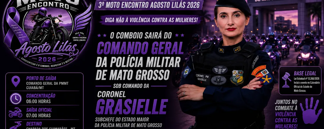 3º Moto Encontro Agosto Lilás 2026