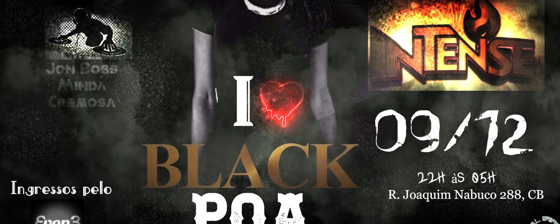 I LOVE BLACK POA