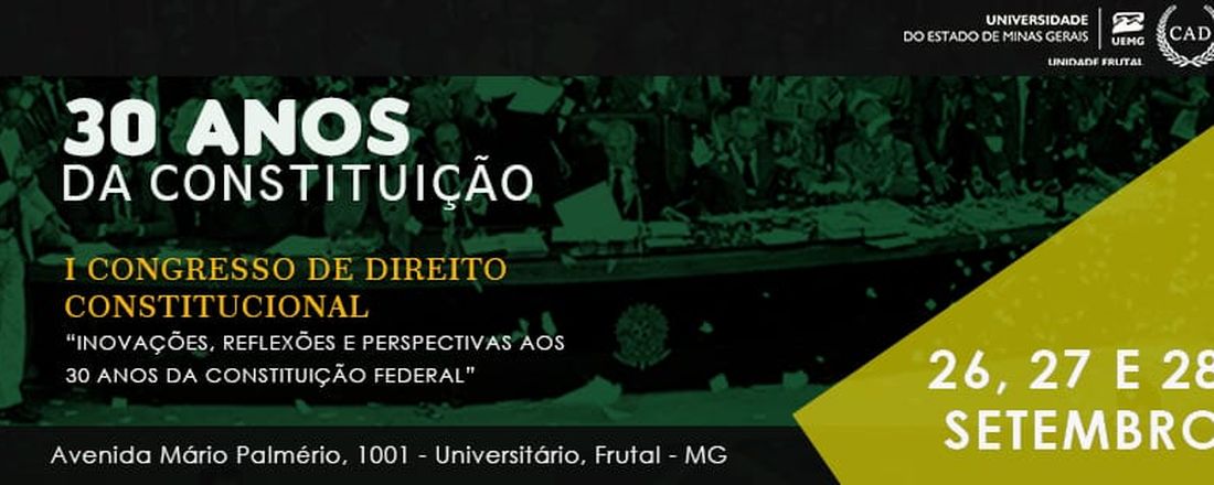 Anais do Congresso De Direito Constitucional: UEMG/Frutal